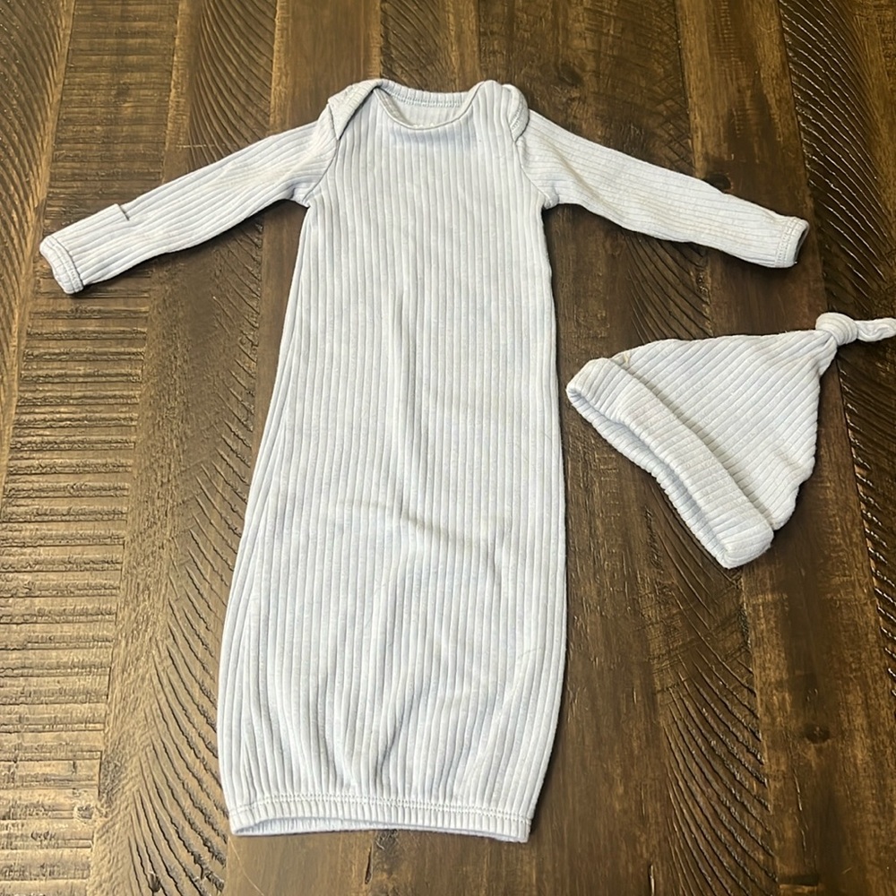 Carter’s Preemie Nightgown with Beanie